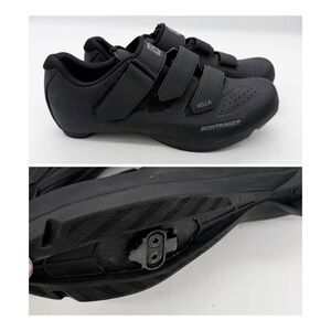 Bontrager Womens Vella Black Road Cycling Shoe Size 8.5 Cleats Included Athletic